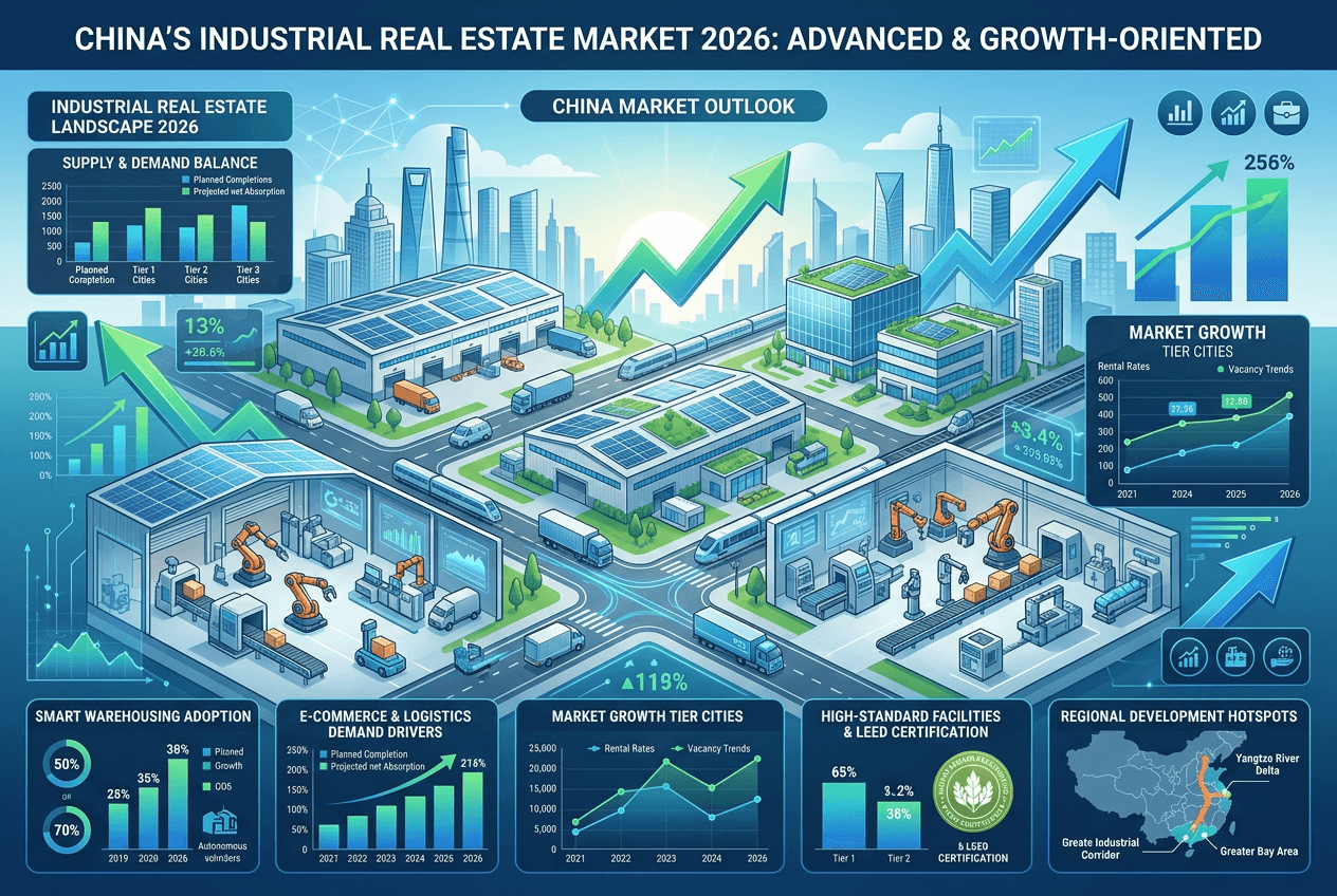 2026中国工业地产全景图谱：供给收缩倒逼运营升级，制造业高质量发展催生新需求