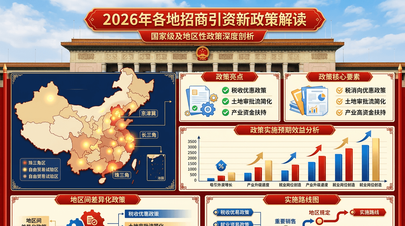 2026年各地招商引资新政策解读:制造业企业迎来哪些红利?